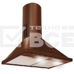 Вытяжка каминная Gefest ВО 1602 К17 коричневый, 60 см, 600 куб. м/ч, 81 дБ