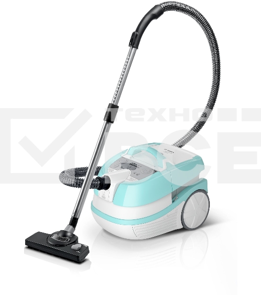 Пылесос Bosch BWD420HYG голубой, 2000 Вт, уборка сухая/влажная, пылесборник контейнер 4 л
