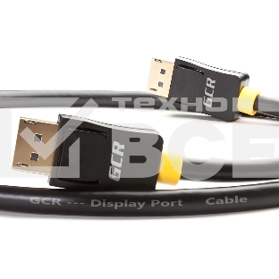 Кабель Greenconnect 2.0m DisplayPort v1.2, 20M/20M, черный, 28/28 AWG, GCR-DP2DP-2.0m