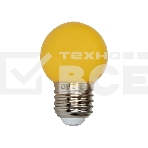 Лампа светодиодная d-45 3LED 1Вт шар E27 25лм 220В Neon-Night 405-111, фото 1