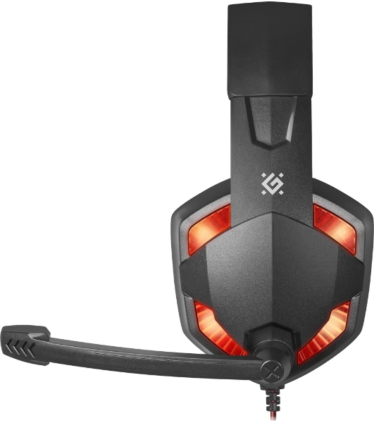 Гарнитура Defender WARHEAD G-370 черный/красный