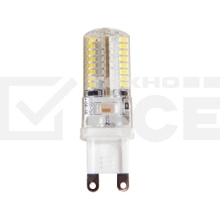 Лампа светодиодная PLED-G9 7Вт капсульная 2700К тепл. бел. G9 400лм 220В JazzWay 1039064B