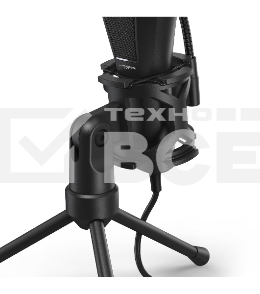 Микрофон проводной Hama Stream 400 Plus 2м черный