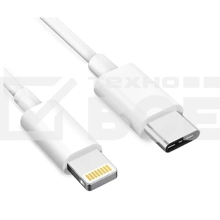Кабель Buro PD18W USB Type-C (m) Lightning (m) 1м белый