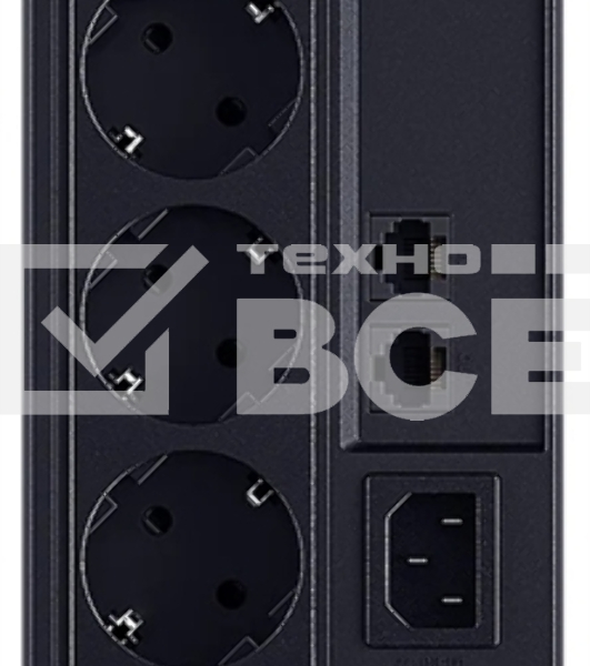 Источник бесперебойного питания UPS CyberPower VP1200ELCD Line-Interactive 1200VA/720W USB/RS-232/RJ11/45  (4 + 1 EURO)