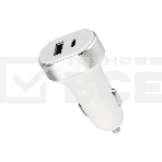 Автозарядка в прикуриватель Rexant АЗУ USB-A+USB-C, 3.1 A белый, фото2
