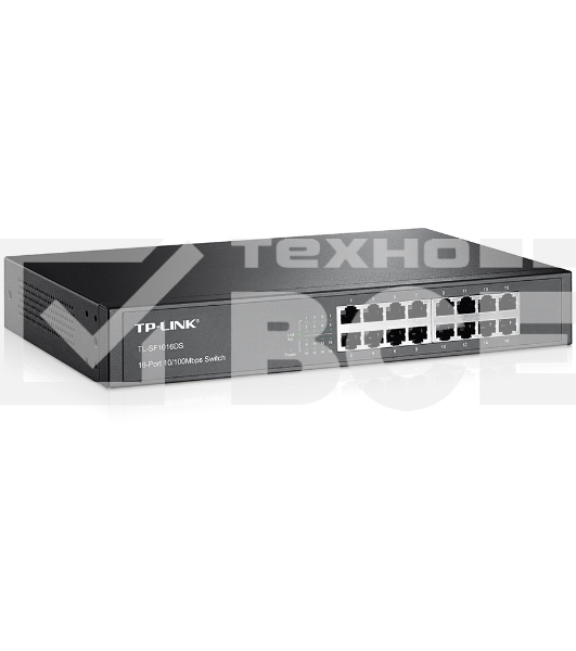 Сетевой коммутатор TP-Link SMB TL-SF1016DS Коммутатор неуправляемый 16 ports 10/100 Мбит/с