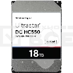 Жесткий диск Western Digital Original SATA-III 18Tb 0F38459 WUH721818ALE6L4 Ultrastar DC HC550 (7200rpm) 512Mb 3.5