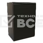 Шкаф коммутационный WRline (WR-TW-2245-SR-RAL9004) настенный 22U 600x450 мм пер. дв. металл 2 бок. пан. 60 кг черный 370 мм 1086 мм IP20 сталь, фото2