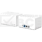 Домашняя Mesh Wi‑Fi система AX6000 Whole Home Mesh Wi-Fi 6 SystemSPEED: 1148 Mbps at 2.4 GHz + 4804 Mbps at 5 GHzSPEC: Internal Antennas, 1× 2.5 Gbps Port (WAN/LAN auto-sensing), 2× Gigabit Ports (WAN/LAN auto-sensing), 1024-QAM, OFDMA, HE160FEATURE: MERC, фото 1