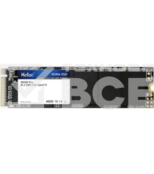 Накопитель SSD Netac N930E Pro, 1TB, PCIe 3.0 x4, M.2 2280, NVMe, R/W 2130/1720