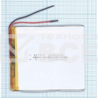 Аккумулятор Li-Pol (батарея) 3*80*90мм 2pin 3.7V/2600mAh