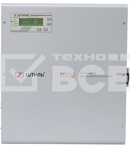 Источник бесперебойного питания Штиль SW1000L 900Вт 1000ВА серый