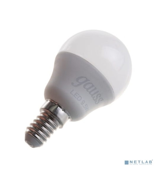 Лампа светодиодная LED GAUSS 105101210 Шар E14 9.5W 950lm 4100K 1/10/50