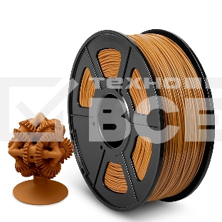 Филамент NVPrint ABS Coffee для 3D печати диаметр 1.75мм длина 330 метров масса 1 кг