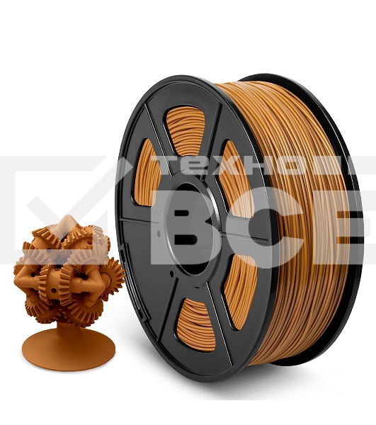 Филамент NVPrint ABS Coffee для 3D печати диаметр 1.75мм длина 330 метров масса 1 кг