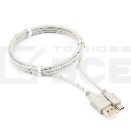 Кабель USB2.0 Cablexpert CC-USB2-AM5P-6-N, AM/MiniUSB, медь, экран, Pro, 1.8м серый, пакет, фото3