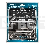 Набор бит GROSS 11625и головок торцевых 1/4'' карданный ключ трещотка адаптер s2 37шт., фото7
