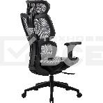 Кресло компьютерное Cactus CS-MC555-GY черный/серый, сетка, фото3
