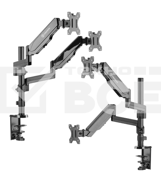 Кронштейн (держатель) ONKRON G140 для двух мониторов 13