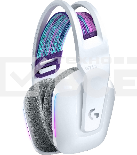 Наушники с микрофоном Logitech G733 белый мониторные Radio оголовье (981-000885)
