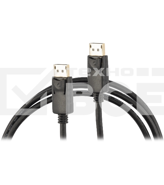 Кабель аудио-видео Buro BU-DP2.0-2M DisplayPort (m)/DisplayPort (m) 2м. черный