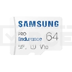 Флеш карта microSDXC 64Gb Samsung PRO Endurance (для видеорегистратора) Class 10, UHS-I, W 30 МБ/с, R 100 МБ/с, <MB-MJ64KA/APC> адаптер на SD, фото2