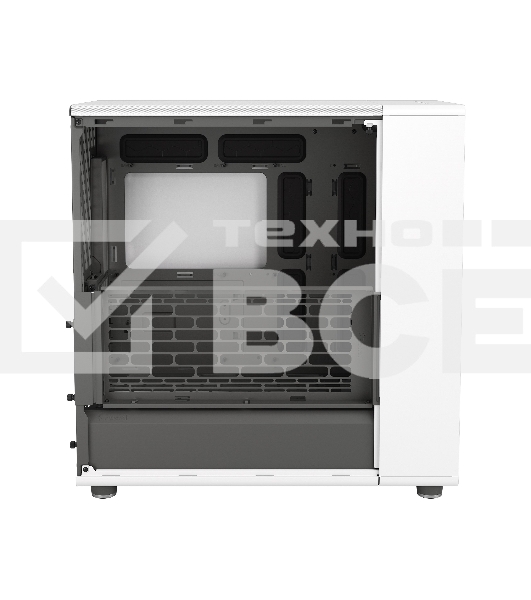 Компьютерный корпус без блока питания Fractal Design North XL, Full-Tower, 3x140мм, 2xUSB-A 3.2 + 1xUSB 3.2 Type-C E-ATX, ATX, mATX, mITX Wood panel, Chalk белый