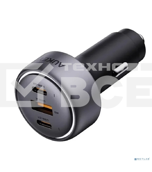 Автомобильное зарядное устройство Aukey Pathfinder 66W серый ACC-CC-P1