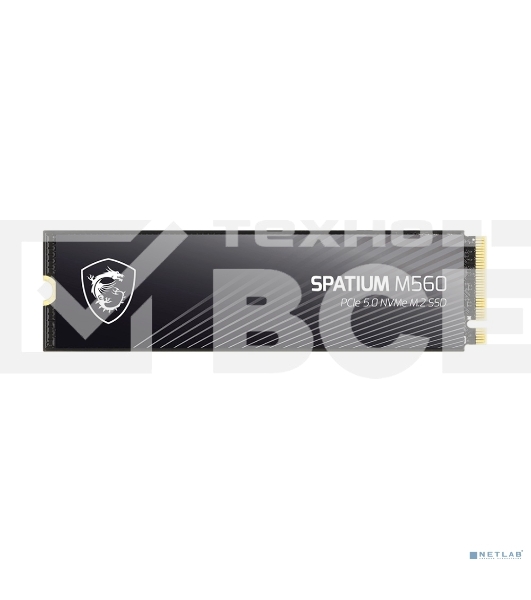 Накопитель SSD PCIE 5.0 NVME M.2 1Tb SPATIUM M560 1Tb MSI