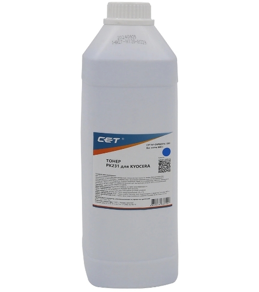 Тонер CET для Kyocera ECOSYS M8124cidn/8130cidn Cyan (PK231) 500г/бут, (унив.) (TK-8115C) Japan