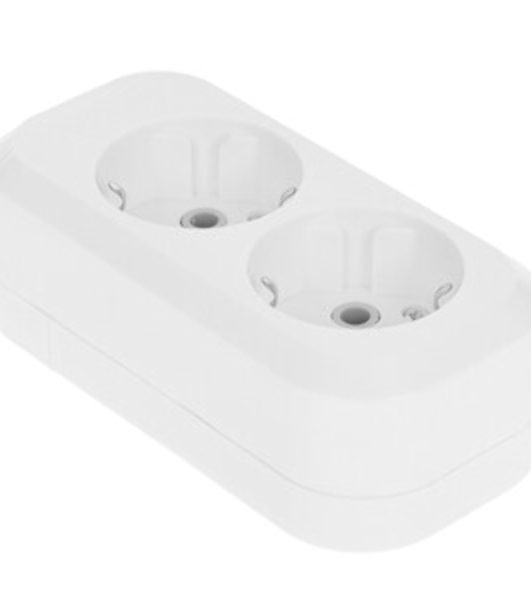 Удлинитель Smartbuy (SBE-16-2-02-Z) 2 гнз х 2,0 м (16А/3.5 кВт, ПВС 3х1.0)