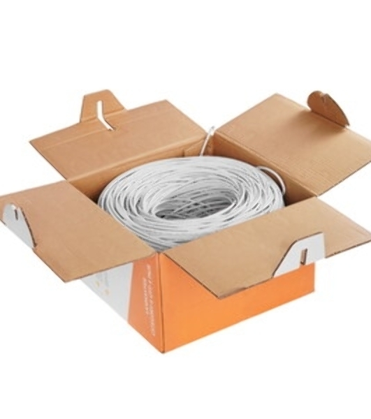 Кабель информационный Lanmaster LAN-6EFTP-HFLT-OR кат.6 FTP 4 пары 23AWG LSZH внутренний 305м оранжевый
