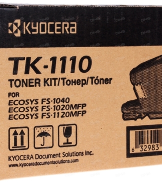 Картридж лазерный Kyocera TK-1110 (1T02M50NX0/1T02M50NX1) черный для FS-1040/FS-1060DN/FS-1020MFP/FS-1025MFP/FS-1120MFP/FS-1125MFP 2500 стр.
