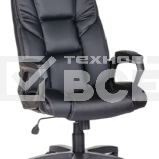 Кресло компьютерное OLSS ОДИСЕЙ черныйый Экокожа Крестовина: 