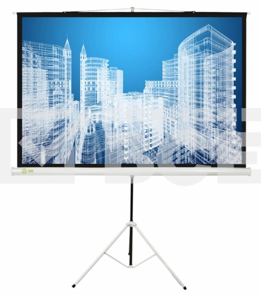 Экран Cactus 104.4x186см Triscreen CS-PST-104x186 1:1 напольный рулонный белый