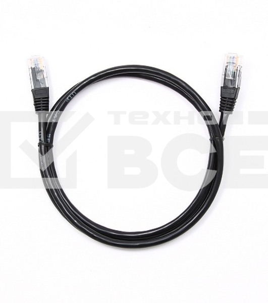 Патч-корд UTP Cablexpert PP12-1M/BK