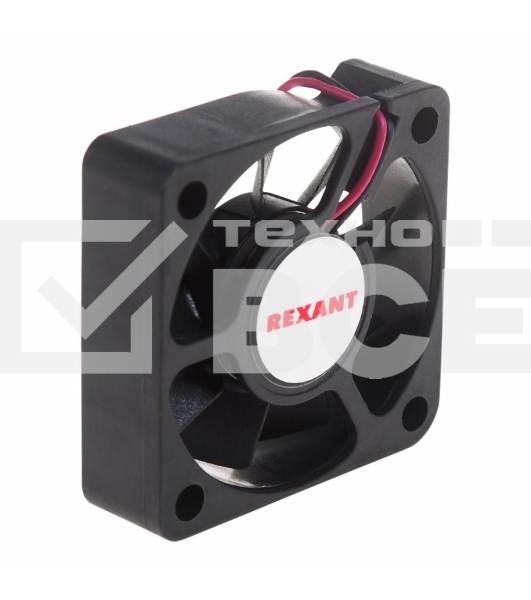 Вентилятор для корпуса Rexant RХ 5015MS 12VDC черный, 50 мм, 5000 об/мин, 33 дБ, 2 pin