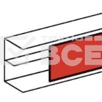 Крышка для кабель-канала шир. 65мм Leg 010521, фото 1