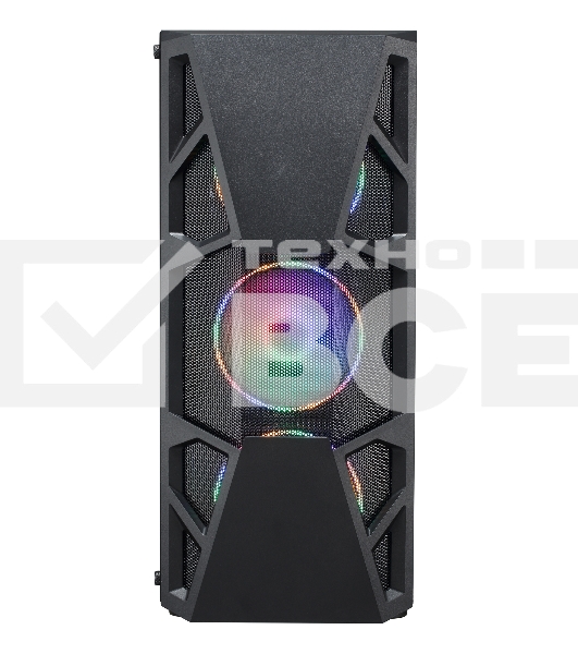 Компьютерный корпус Aerocool / Formula CL-3303B RGB черный без БП ATX 6x120mm 2xUSB2.0 1xUSB3.0 audio bott PSU