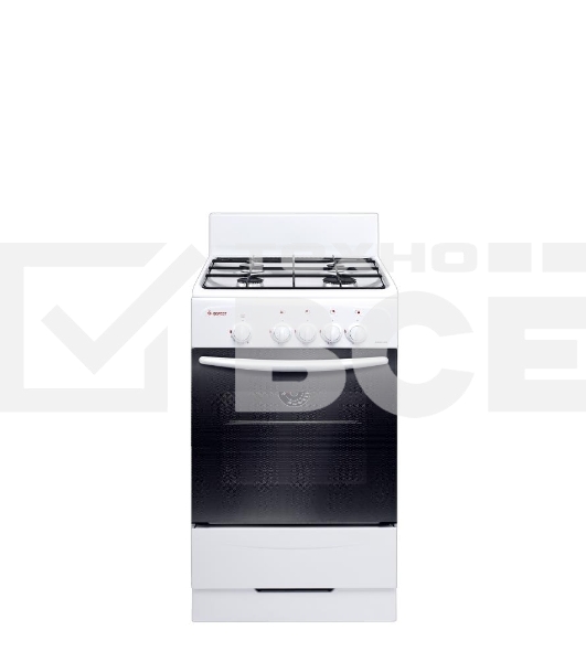 Плита газовая Gefest ПГ 3200-08 К33 белый, конфорок 4 шт, духовка 42 л, 50 см x 85 см x 53 см