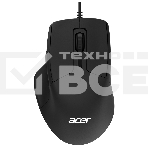 Мышь проводная Acer OMW130 черный, 3600 dpi, USB, кнопки - 6, фото2