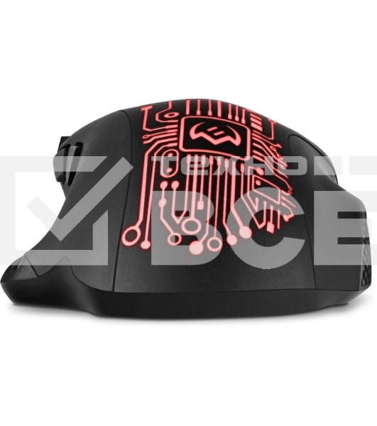 Мышь проводная SVEN RX-G715 черный, 3200 dpi, USB, кнопки - 8