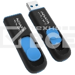 Флеш диск ADATA Flash Drive 64Gb UV128 AUV128-64G-RBE {USB3.0, BLACK/BLUE}, фото7