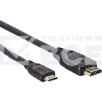 Кабель HDMI-19M --MiniHDMI-19M ver 2.0 1.8m  VCOM <CG583-1.8M>, фото13