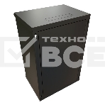 Шкаф коммутационный WRline (WR-TW-2245-SR-RAL9004) настенный 22U 600x450 мм пер. дв. металл 2 бок. пан. 60 кг черный 370 мм 1086 мм IP20 сталь, фото3