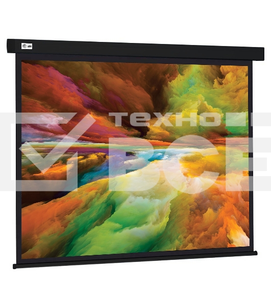 Экран Cactus 206x274см Wallscreen CS-PSW-206X274-BK 4:3 настенно-потолочный рулонный черный