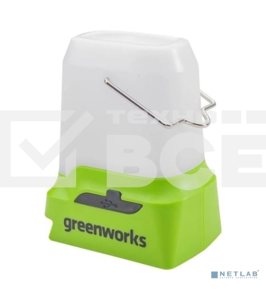 Фонарь аккумуляторный GreenWorks G24LA500, 24V, 500лм, без АКБ и ЗУ (3501007)