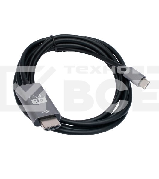 Кабель-переходник Cablexpert CCB-A-CM-HDMI-1.8M с Type-C на HDMI  v2.0, Mobile, 1.8м, черный, корбка