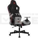 Кресло игровое A4Tech Bloody GC-840 черный, сиденье черный, эко.кожа, с подголов. крестов. металл черный, пластик черный, фото4